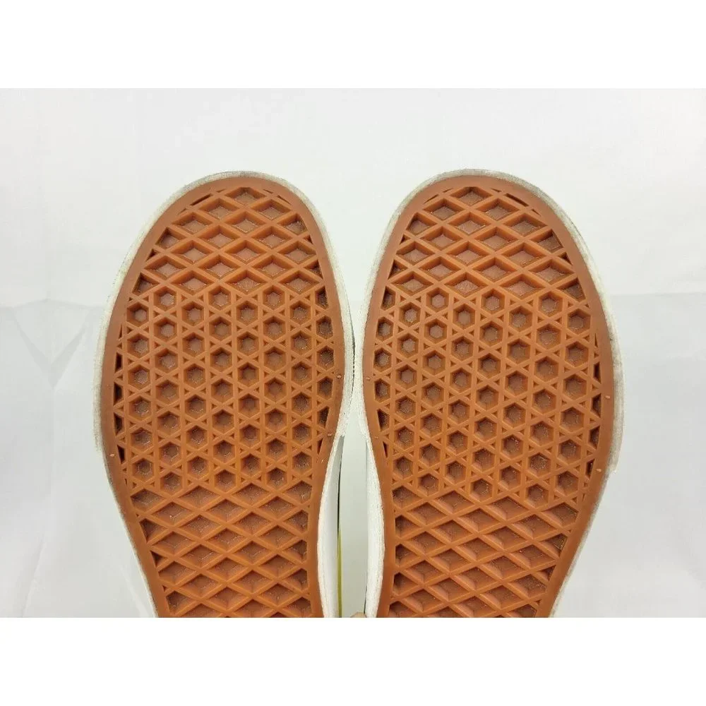 Vans Old Skool Shoes Sneakers Womens Size 6 Neon Highlighter Yellow White 508731 - Picture 12 of 12